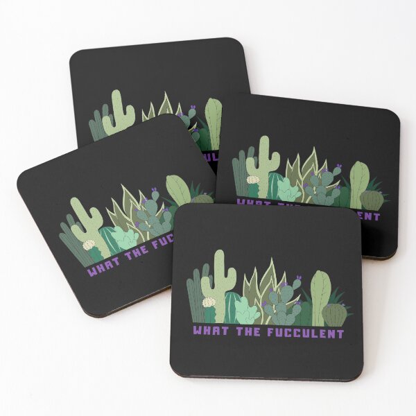 Item preview, What The Fucculent Cactus - Cool and Cute Design  designed and sold by designminimal.
