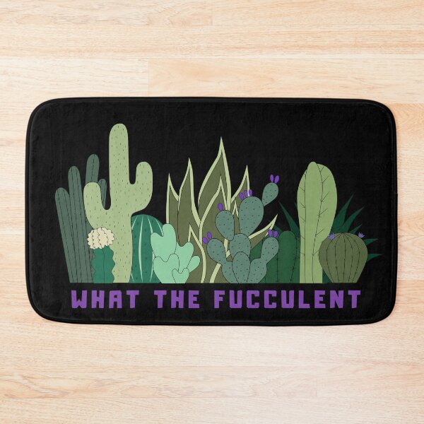 Item preview, What The Fucculent Cactus - Cool and Cute Design  designed and sold by designminimal.
