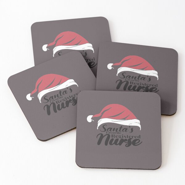 Item preview, Santa's Favorite Registered Nurse Christmas, Perfect Christmas nurse gift idea designed and sold by TrueFit Essentials.
