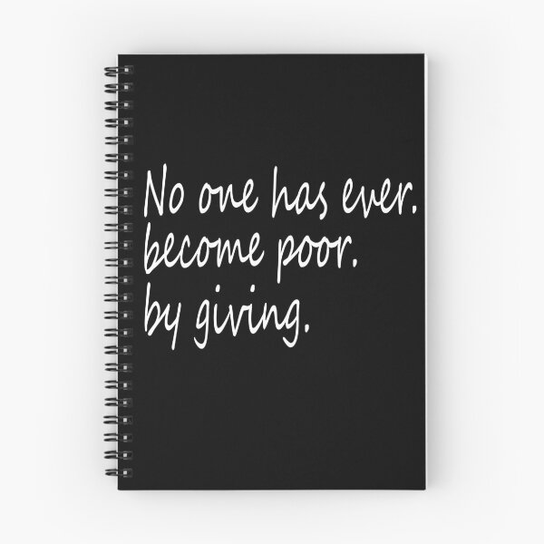 Item preview, No one Has Ever Become Poor By Giving, Giving Tuesday 2020, Thanksgiving designed and sold by OnlyPrint20.