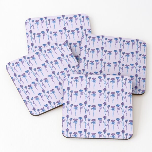 Item preview, Purple and Blue Watercolor Rose Pattern  designed and sold by MikaylaKB.