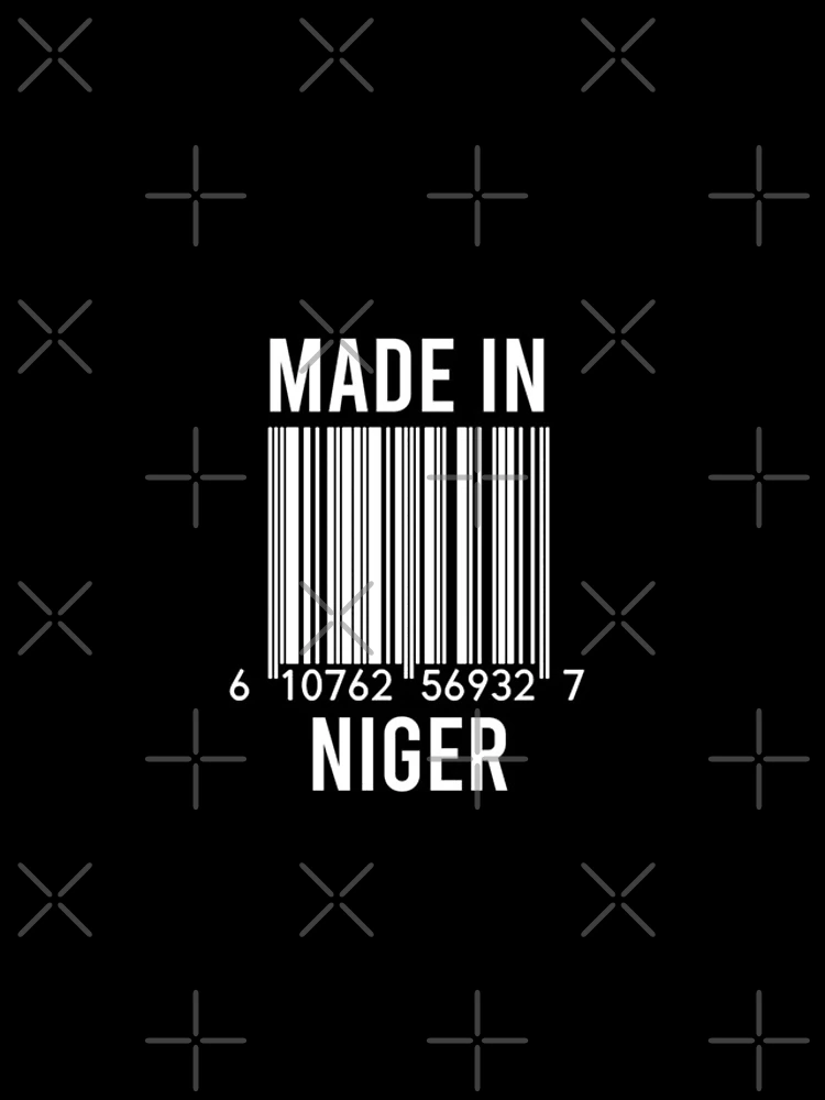 Thumbnail 4 of 4, iPhone Case, Made In Niger designed and sold by RandomStuffShop.