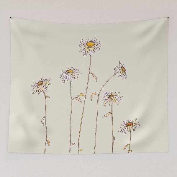 Item preview, Minimialist Daisies designed and sold by María Casas Watercolour Designs.