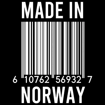 Artwork thumbnail, Made In Norway by RandomStuffShop