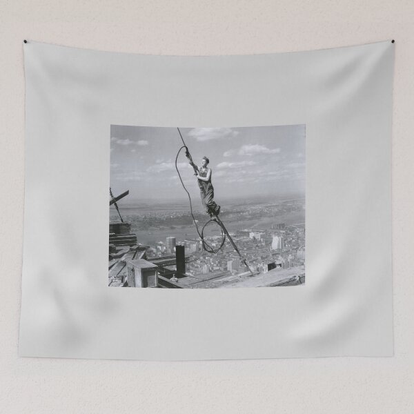 Item preview, Man Working on New York Sky Scraper designed and sold by Slydell1.