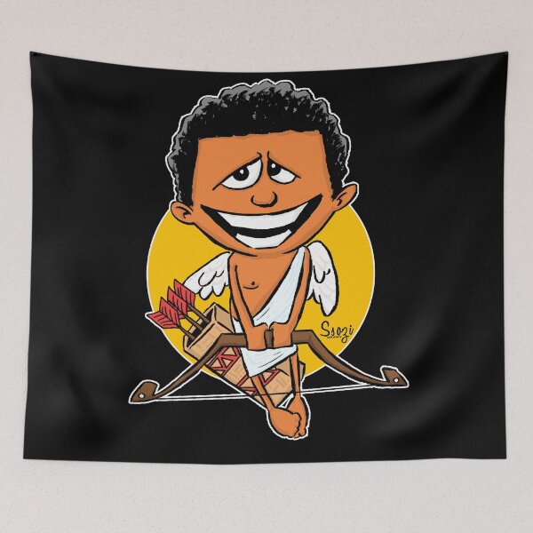 Item preview, afro cupid designed and sold by MYNAMEISSSOZI.