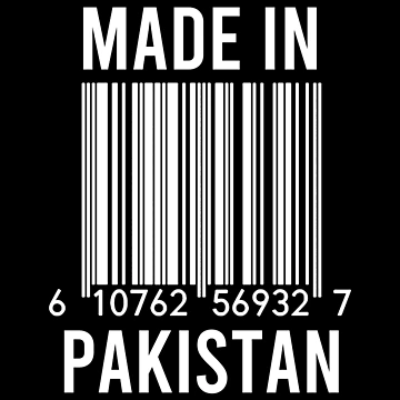Artwork thumbnail, Made In Pakistan by RandomStuffShop