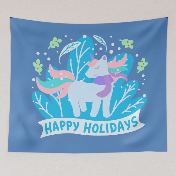 Item preview, Holiday Unicorn designed and sold by anitac12.
