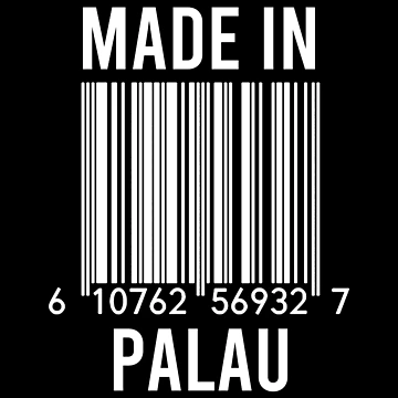 Artwork thumbnail, Made In Palau by RandomStuffShop