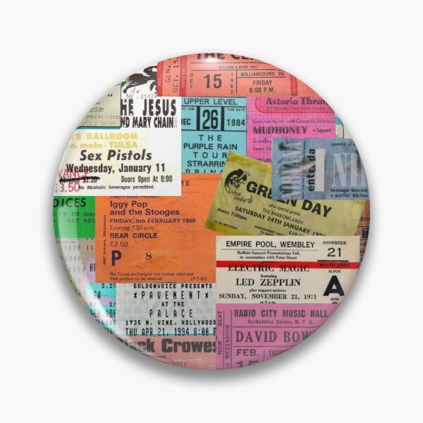 Item preview, I miss concerts - ticket stubs designed and sold by Iheartrecords.