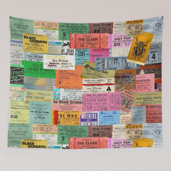 Item preview, I miss concerts - ticket stubs designed and sold by Iheartrecords.