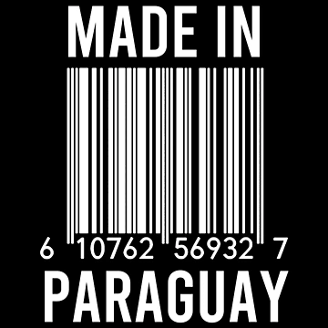 Artwork thumbnail, Made In Paraguay by RandomStuffShop