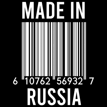 Artwork thumbnail, Made In Russia by RandomStuffShop