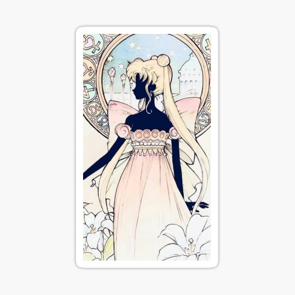 Vista previa del artículo con la obra «Princesa serenidad», diseñado y vendido por otakubento2020.