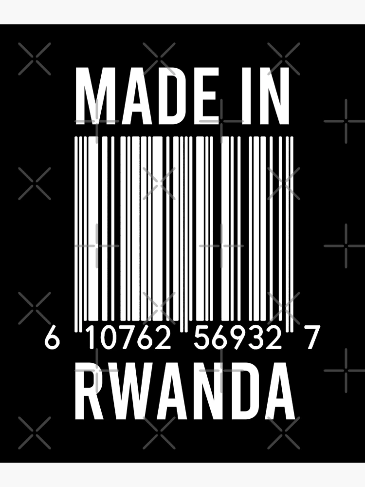 Thumbnail 3 of 3, Art Print, Made In Rwanda designed and sold by RandomStuffShop.