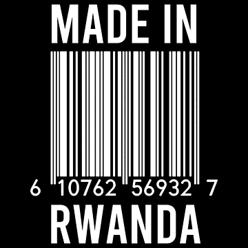 Artwork thumbnail, Made In Rwanda by RandomStuffShop