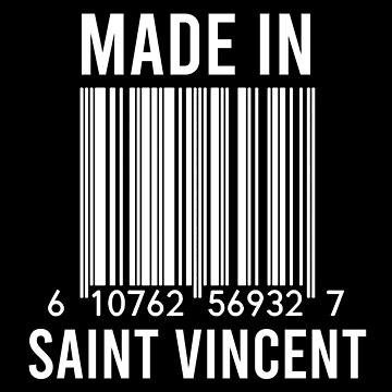 Artwork thumbnail, Made In Saint Vincent by RandomStuffShop