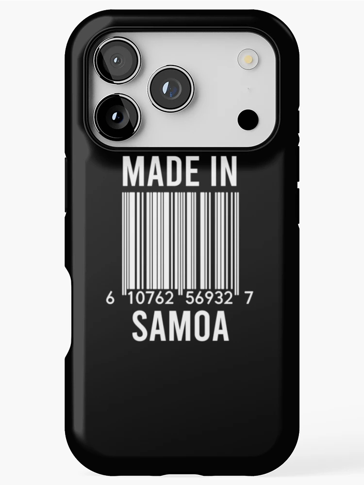 Thumbnail 1 of 4, iPhone Case, Made In Samoa designed and sold by RandomStuffShop.