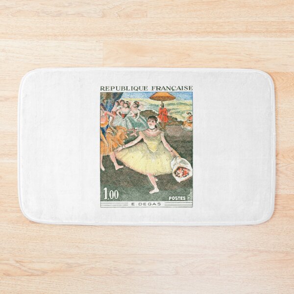 Item preview, 1970 FRANCE Edgar Degas Ballet Dancer Postage Stamp designed and sold by retrographics.