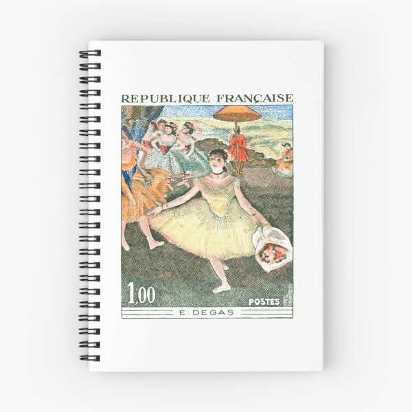 Item preview, 1970 FRANCE Edgar Degas Ballet Dancer Postage Stamp designed and sold by retrographics.