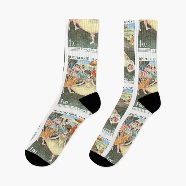Item preview, 1970 FRANCE Edgar Degas Ballet Dancer Postage Stamp designed and sold by retrographics.