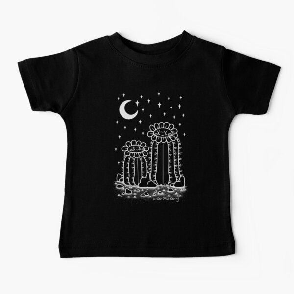 Ghostcactus Flowers Together at Night Baby T-Shirt