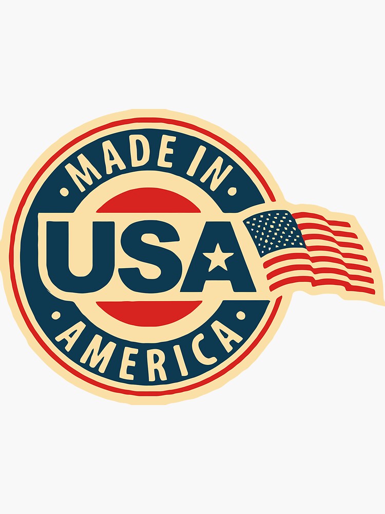 Made in USA Sticker
