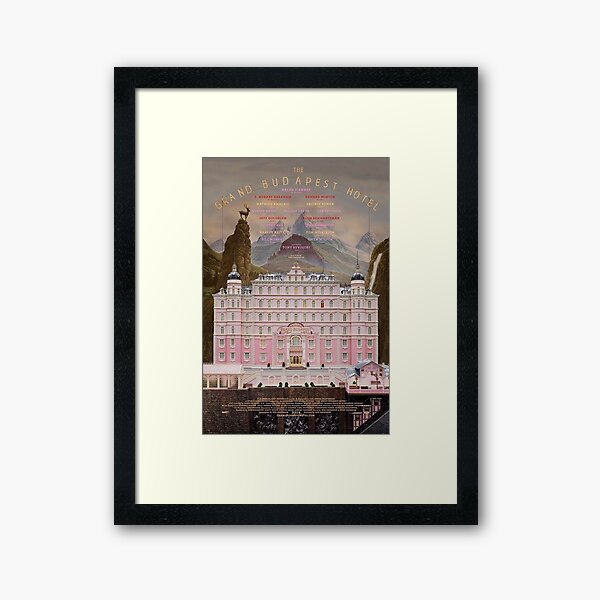 The Grand Budapest Hotel Framed Art Print