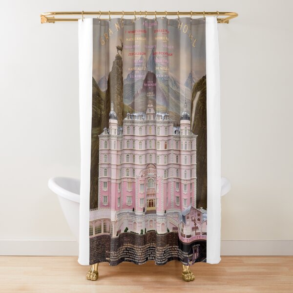 The Grand Budapest Hotel Rideau de douche