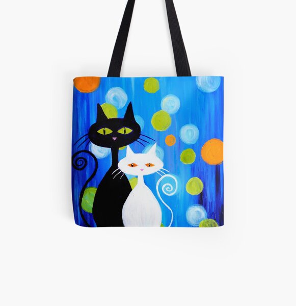 Fancy Cats cloth shopping bag