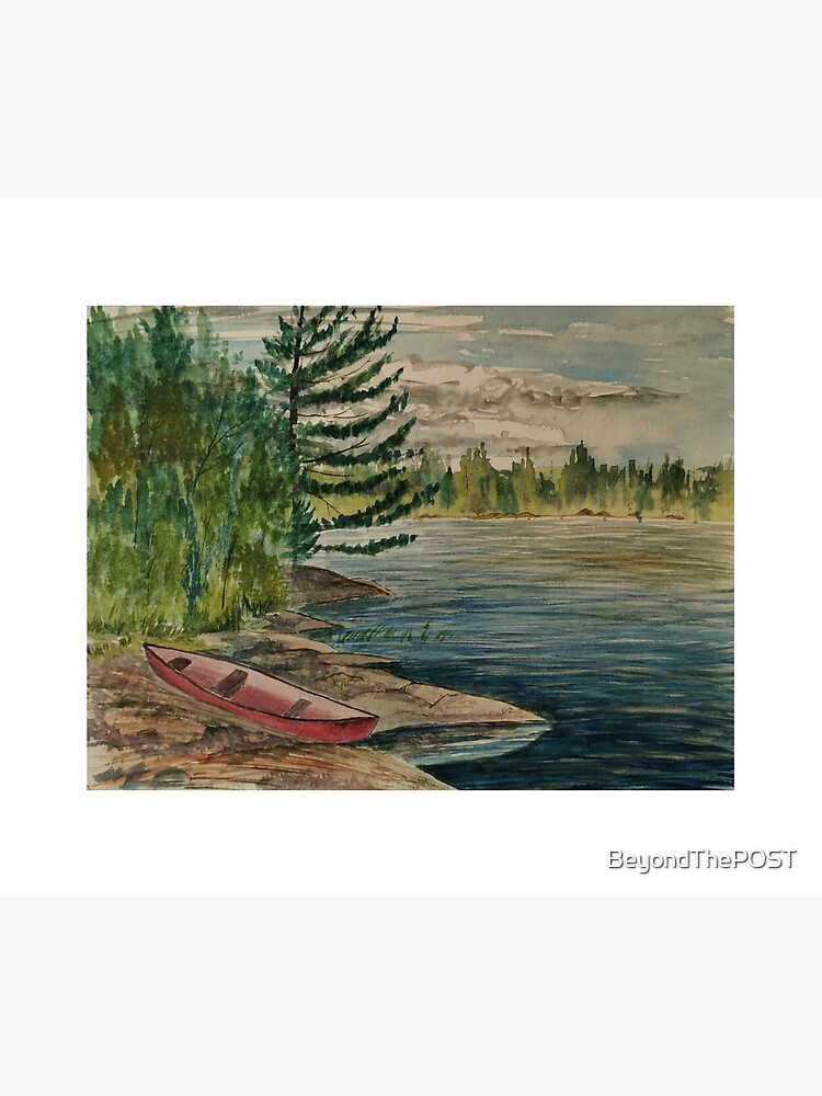 Old canoe on Rathbun Lake by BeyondThePOST