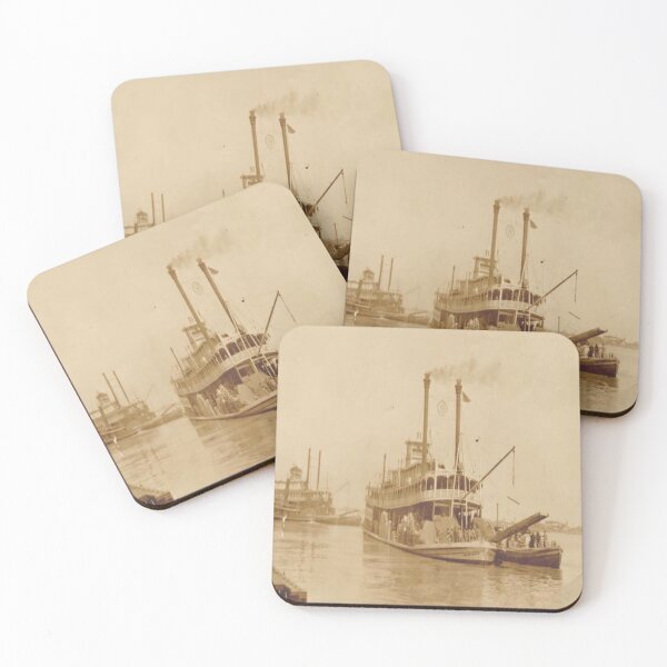 Item preview, Vintage Steamboat Photographic Print designed and sold by Slydell1.