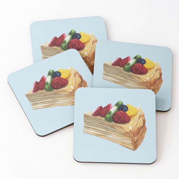 Item preview, Mille Feuille Crepe Cake With Fruit Toppings designed and sold by Alicia Chee.