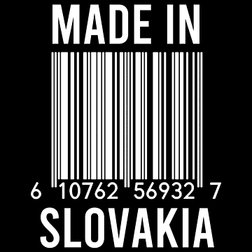 Artwork thumbnail, Made In Slovakia by RandomStuffShop