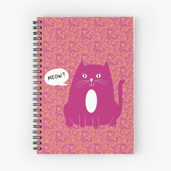 Item preview, The Fat cat on patterned background of a fitted facemask  designed and sold by marina63.
