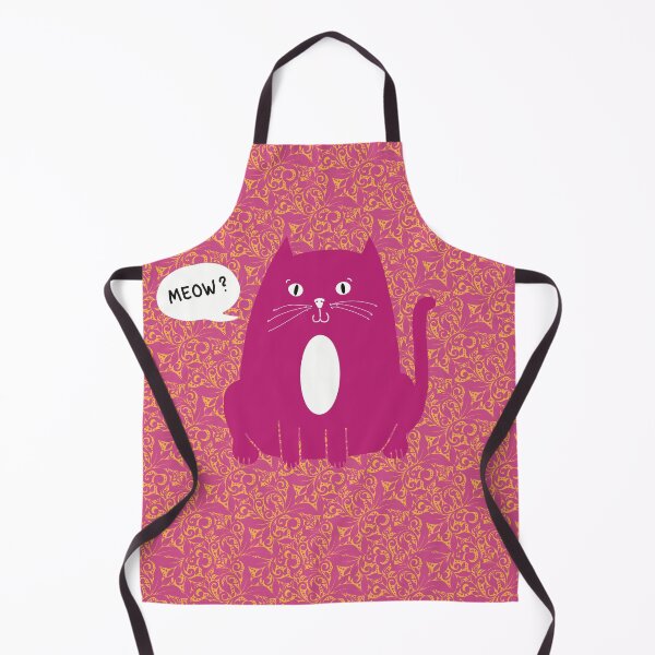 Item preview, The Fat cat on patterned background of a fitted facemask designed and sold by marina63.