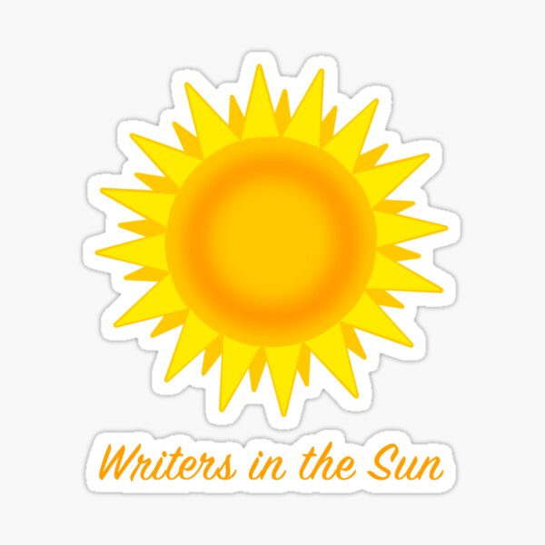 Writers in the Sun Sticker