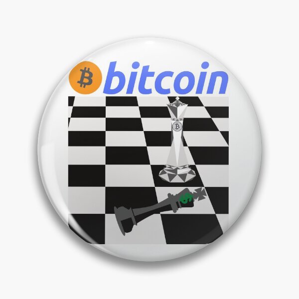 Artikelvorschau, Bitcoin, Schachmatt! entworfen und verkauft von WinningUniverse.
