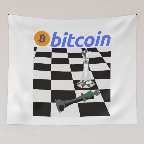 Item preview, Bitcoin, Checkmate! designed and sold by WinningUniverse.