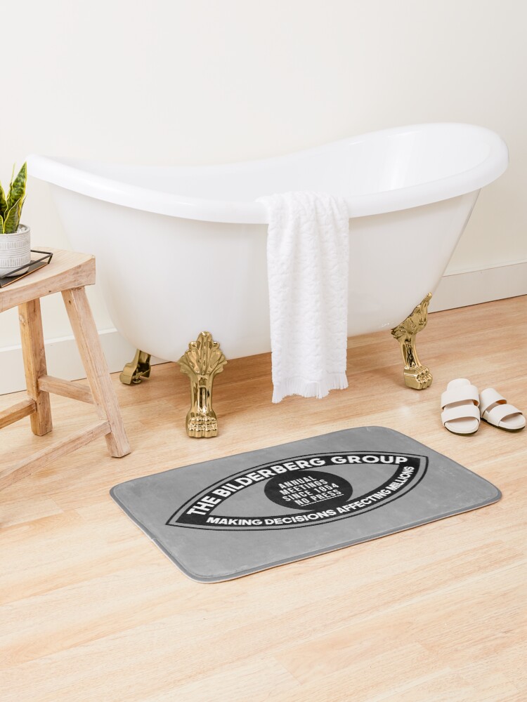 Thumbnail 1 of 6, Bath Mat, The Bilderberg Group designed and sold by thedrumstick.