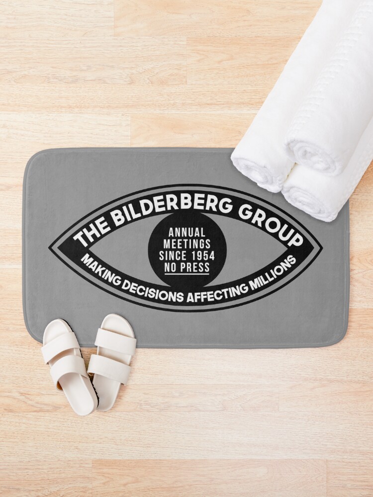 Thumbnail 2 of 6, Bath Mat, The Bilderberg Group designed and sold by thedrumstick.