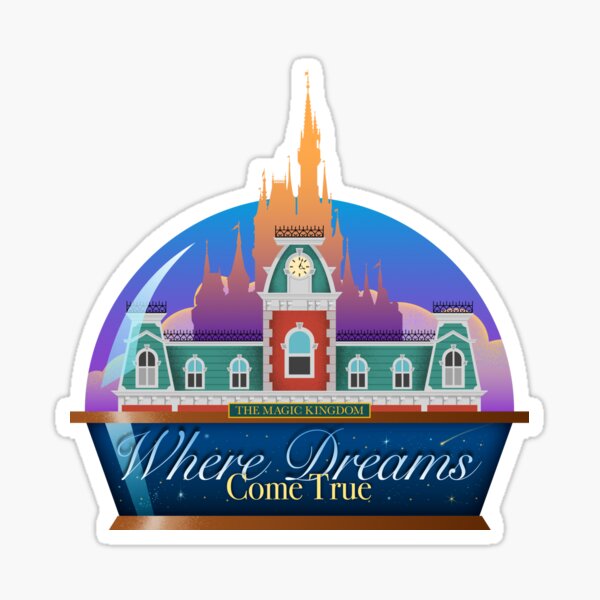 "Where Dreams Come True, bubble" Sticker for Sale by Bernardo-Rosado