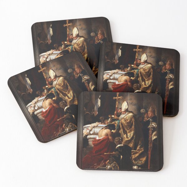 Item preview, The Baptism of Vajk by Gyula Benczúr Old Masters Classical Art Reproduction designed and sold by Xzendor7 Digital Art Creations.