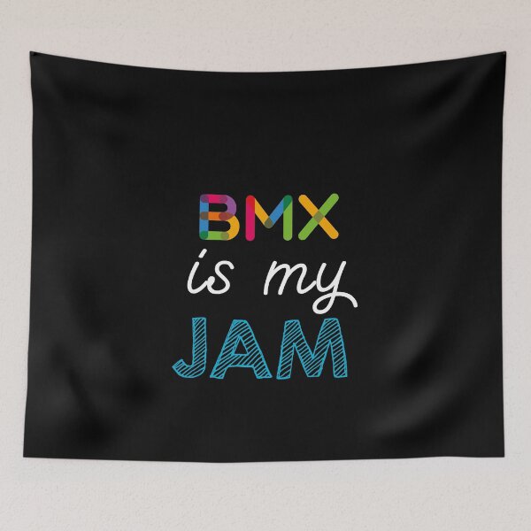 Aperçu de l'œuvre Le BMX est mon Jam. Conception drôle de BMX créée et vendue par Custom365.