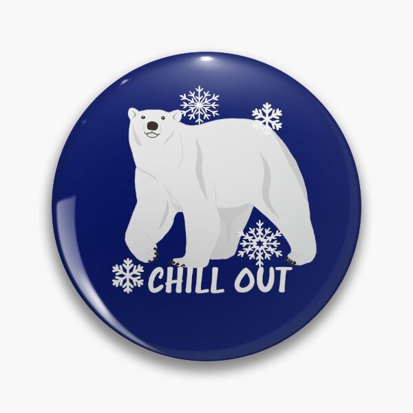 Item preview, Chill out polar bear designed and sold by Buddy’s Collars.