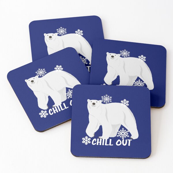 Item preview, Chill out polar bear designed and sold by Buddy’s Collars.