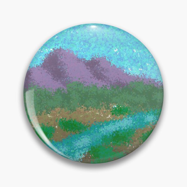 Item preview, purple mountain with river  designed and sold by BisonDraw.