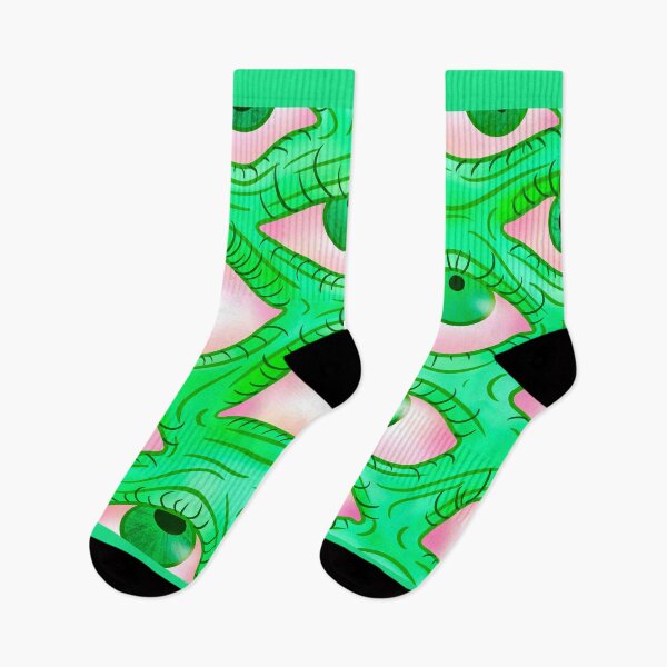 Item preview, trippy eye pattern - green designed and sold by Niccie Josephine.