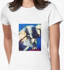 Koala baby on back Women's Fitted T-Shirt