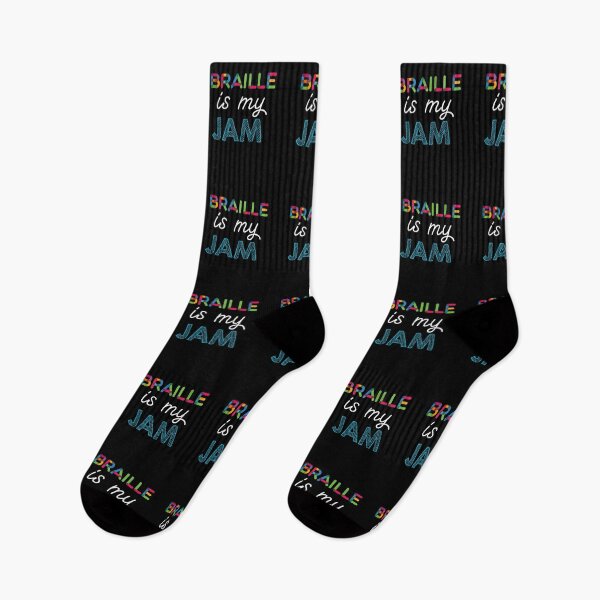 Item preview, Braille is my Jam. Funny Braille Design designed and sold by Custom365.